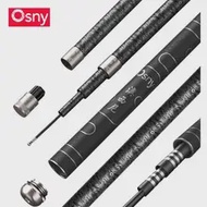 Aussini Fishing Rod Black Pit Borgol Ultra Ringan Super Keras 19 Menangani Bar 8 H Karbon Ikan Rod