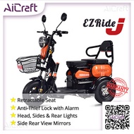 🎁 [SG STOCK] EZRide-J PMA Personal Mobility Aids LTA Approved Mobility Scooter Electric Tricycle 🎁