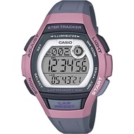 CASIO手錶 LWS-2000H-4A Step Tracker計步數位女錶-卡其粉X灰黑 廠商直送