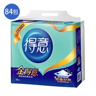 金得意極韌抽取式衛生紙100抽 x 84包(箱)