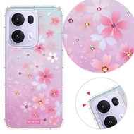 【KnowStar】OPPO 系列 奧地利彩鑽防摔手機殼-櫻花町(Reno4Pro/Reno4Z/realme6i/X3/X50Pro/Reno2Z)