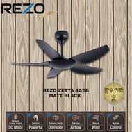 REZO ZETTA - 56inch / 42inch DC MOTOR CEILING FAN REMOTE CONTROL / Kipas Siling Rezo Zetta