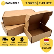 Kraft Mailer Boxes / Cardboard Boxes / Shipping Boxes / Carton Box - 7 Sizes - 10/20pcs per pack [Ready Stock]