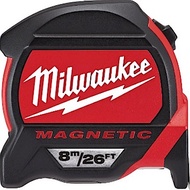 Milwaukee 美沃奇 8m/26FT磁性捲尺 公分/公寸48-22-7225