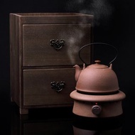 陶作坊│九式燒水壺電陶茶爐組(含木櫃)