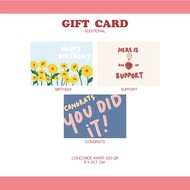 Gift Card - Gift Card / Birthday / Congratulation / Support / Christmas