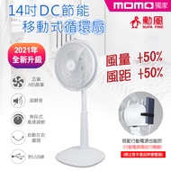 【勳風】14吋DC極能循環立扇BHF-S0046(室內外兩用/可用行動電源)