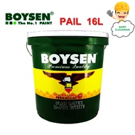 ▲❡♝Boysen Permacoat Latex Pail 16L Arcylic Paint 16 Liters Semi Gloss Flat Latex 701 715 710 Concret