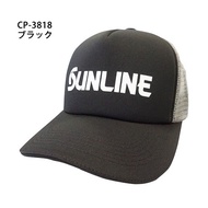 SUNLINE CP-3818【海天龍釣具商城】黑色網帽 棒球帽 鴨舌帽 釣魚帽子 休閒帽
