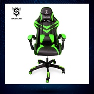 [ราคาถูกที่สุด] SASTAKE เก้าอี้เล่นเกม เก้าอี้เกมมิ่ง รุ่น GS-01 Gaming Chair รับน้ำหนัก 120 กก. รับประกันสินค้า สีเขียว