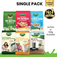 [Single Pack] UNISOY Nutritious Soy Milk / Black Soy / Soy Matcha / Soy Cereal / Soy Oatmeal