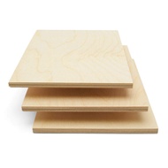 Baltic Birch Plywood, 6 mm 1/4 x 5 x 7 Inch Craft Wood, Pack of 6 B/BB Grade Baltic Birch Sheets, Perfect for Laser, CNC Cutting and Wood Burning, by Woodpeckers