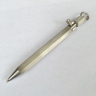 self defense5 pcs Handmade Gun Shaped Stainless Steel Pen Six Rowed Metal Ballpoint Pen Tactical Pen