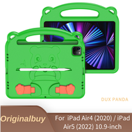 DUX สำหรับ iPad Air4 (2020) /Ipad Air5 (2022) 10.9นิ้วเคสการ์ตูนแพนด้า iPad เปลือกรวมทุกอย่าง