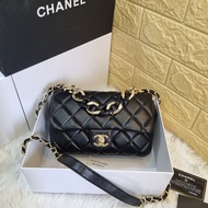 Chanel กระเป๋าชาแนลบอย กระเป๋าแฟชั่นเก๋ๆกระเป๋าถือ กระเป๋าสะพายผญ กระเป๋าสะพายไหล่ผู้หญิง กระเป๋าวินเทจ กระเป๋าสะพายข้าง ChanelBoy 10