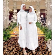 Fashion Gamis Pesta Brukat Premium Original real pic Fashion Busana Kondangan Muslimah Gaun Kebaya Pesta Brokat Modern Wisuda Maxi long Dress Party Muslim wanita Busui Hijaber Terbaru kekinian Mewah Cantik Mewah Elegan jumbo xl rok lebar Arimbi GRATIS