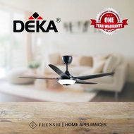 Deka Ceiling Fan With LED Light &amp; Remote Control V5 [ Frenshi ]