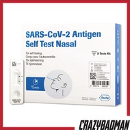 ROCHE SARS-CoV-2 Antigen Self-Test Nasal, 5 Test Kits/Box (Covid ART Self Test Kit)