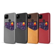 【拼布皮革】Google Pixel 4a 插卡手機殼(4色)