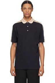 GUCCI 海军蓝 Interlocking G Polo 衫 海军蓝 Interlocking G Polo 衫