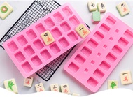 Mold   /   A full set of silicone mahjong molds for baking decoration