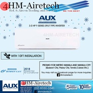 AUX Aircon 3.0 HP F-Series Split Type Inverter ( MODEL: ASW-30A2/FLDI )