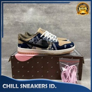 Sneakers Pria NK SB Dunk Low x Travis Scott Cactus Jack Premium