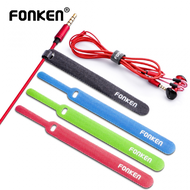 FONKEN 1pcs Cable Organizer Winder Arc Nylon Tape Cables For Mouse Cord HDMI Cable Protector