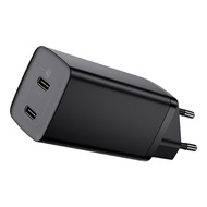 Baseus 65W GaN Lite Fast Charger Dual USB Port Charger Quick Charge 4.0 3.0 Type C PD Fast Phone Charger For iPhone12 12pro Max 12pro 12 mini For Mac Huawei Xiaomi Samsung Laptop Tablet ect
