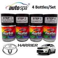 TOYOTA HARRIER Original Touch Up Paint - AUTOSPA Touch Up Combo Set - Scratch Removal - FOC Microfiber Cloth