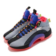 Nike 籃球鞋 Air Jordan XXXV 運動 男鞋 喬丹 AJ35 避震 包覆 球鞋 穿搭 灰 藍 DC1493001