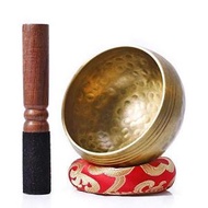Biggo Tibetan Singing Bowl Set- Perfect resonance Meditation Yoga &amp; Chakra Healing Handmade Bowl - With Mallet &amp; Silk Cushion. Perfect Gift