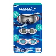 Speedo 青少年泳鏡3入組