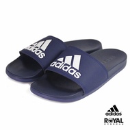 Adidas Adilette comfort 藍色 輕量 軟底 拖鞋 男款 NO.H2252【新竹皇家】