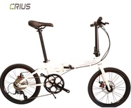 【SG STOCK FREE INSTALLATION】Litepro Crius 20" Master-D Brake Higher Specs Version Shimano Altus 9 Speed Foldable Bicycle