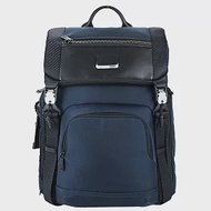 TUMI ALPHA BRAVO LARK系列15吋筆電雙皮帶翻蓋多夾層後背包 海軍藍