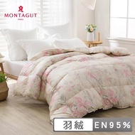 【MONTAGUT 夢特嬌】95%花布羽絨被-蜜粉百合(雙人180x210cm)