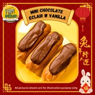 【FARM TO PLATE】12pcs Mini Chocolate Eclair with Vanilla / Frozen dessert / 迷你巧克力泡芙