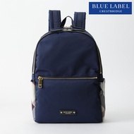 Pre-Order : BLUE LABEL CRESTBRIDGE Checked Nylon Backpack Navy (Delivery within 4 weeks)