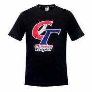 正翰棒壘----全新CT 中華隊 短袖棉T經典款棒球T恤 黑色