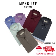 370L (6 Colours) Gazine Long Sleeve Plain Formal Shirt for Men, Men Clothing, Men Fashion, Menswear, Business Formal Wear - Meng Lee Retail