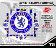 Stiker Sangkar Tebok Murai Decal Kandang Bnr Sazime Ebod Radja Oriq Motif Chelsea No 1 2 3 Dan 4
