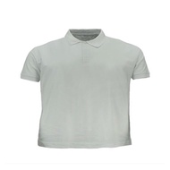 Men's White Polo Plus Size Plain Collar Sport Shirt | T-shirt Baju Besar Kolar Sukan Putih Kosong 3XL 4XL 5XL