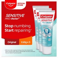 Colgate Sensitive Pro Relief Original Toothpaste [Bundle Of 3] Value Deal