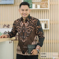 PRIA KEMEJA Premium Batik Shirt Solo Batik Shirt For Men Diamond Batik Shirt