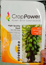 Benih Betik - Papaya Seeds Big Hong Kong PY1 (BETIK SEKAKI) CROP POWER (10gm)