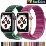 สายสำหรับApple Watch Series 3/2/1,สายสำรองไนล่อนแบบนิ่มระบายอากาศได้ดียาว38มม. 42มม. สายกีฬาสำหรับI Watch Series 6 /Se/5/4 40มม. 44มม.