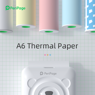 PeriPage 56x30mm A6 Thermal Paper label Paper Sticker Paper For Thermal Pocket Mini Printer A6 A8 Photo Thermal Papers Label