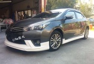 台中翔展空力套件2014 TOYOTA NEW 11代 ALTIS 泰版 前中包 側裙 後中包