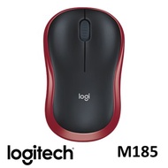 (限定款)羅技 Logitech M185 無線滑鼠 黑紅色 910-002501燦坤獨家商品